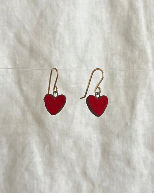 Sweetheart Dangles | Rose Red