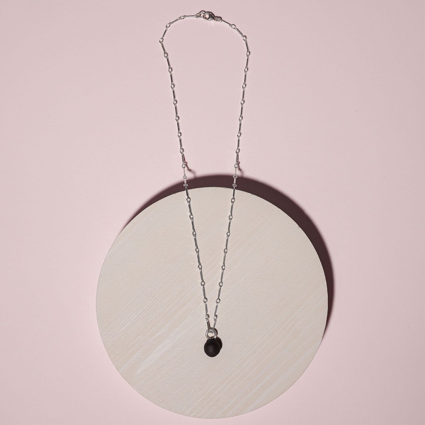 Drop Necklace | Obsidian Pearl