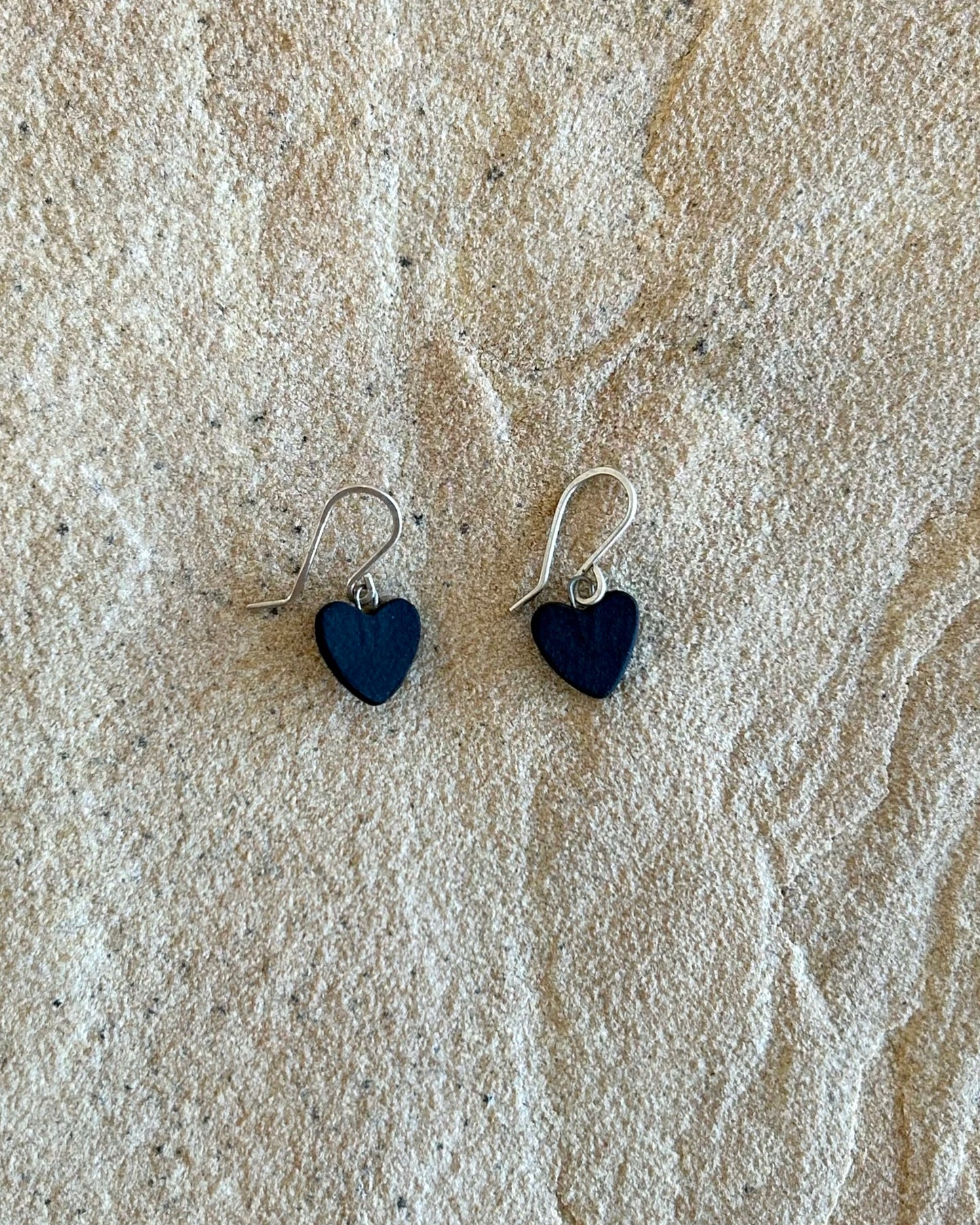 Sweetheart Dangles | Obsidian