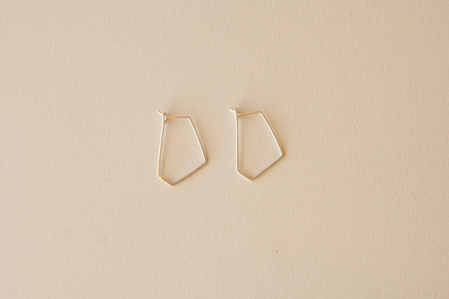 Posy Hoops | Painted Green