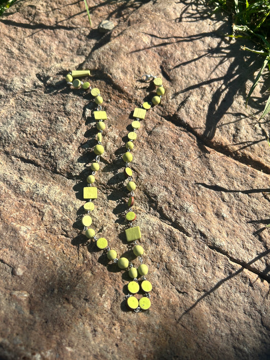 Low Tide Rosary | Chartreuse Daydream