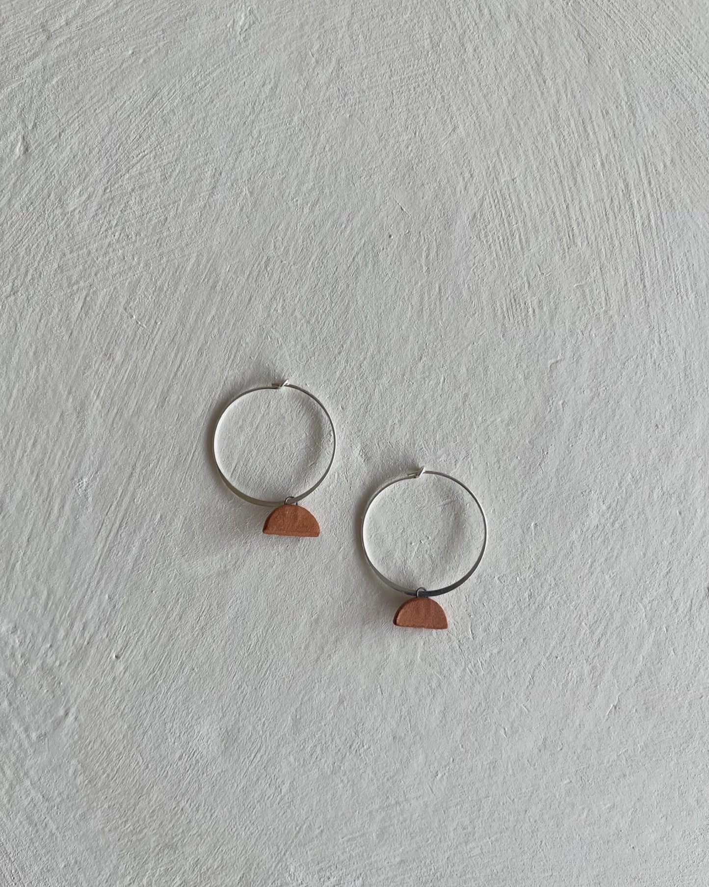 Hoops+Half-Moons | Terra Cotta