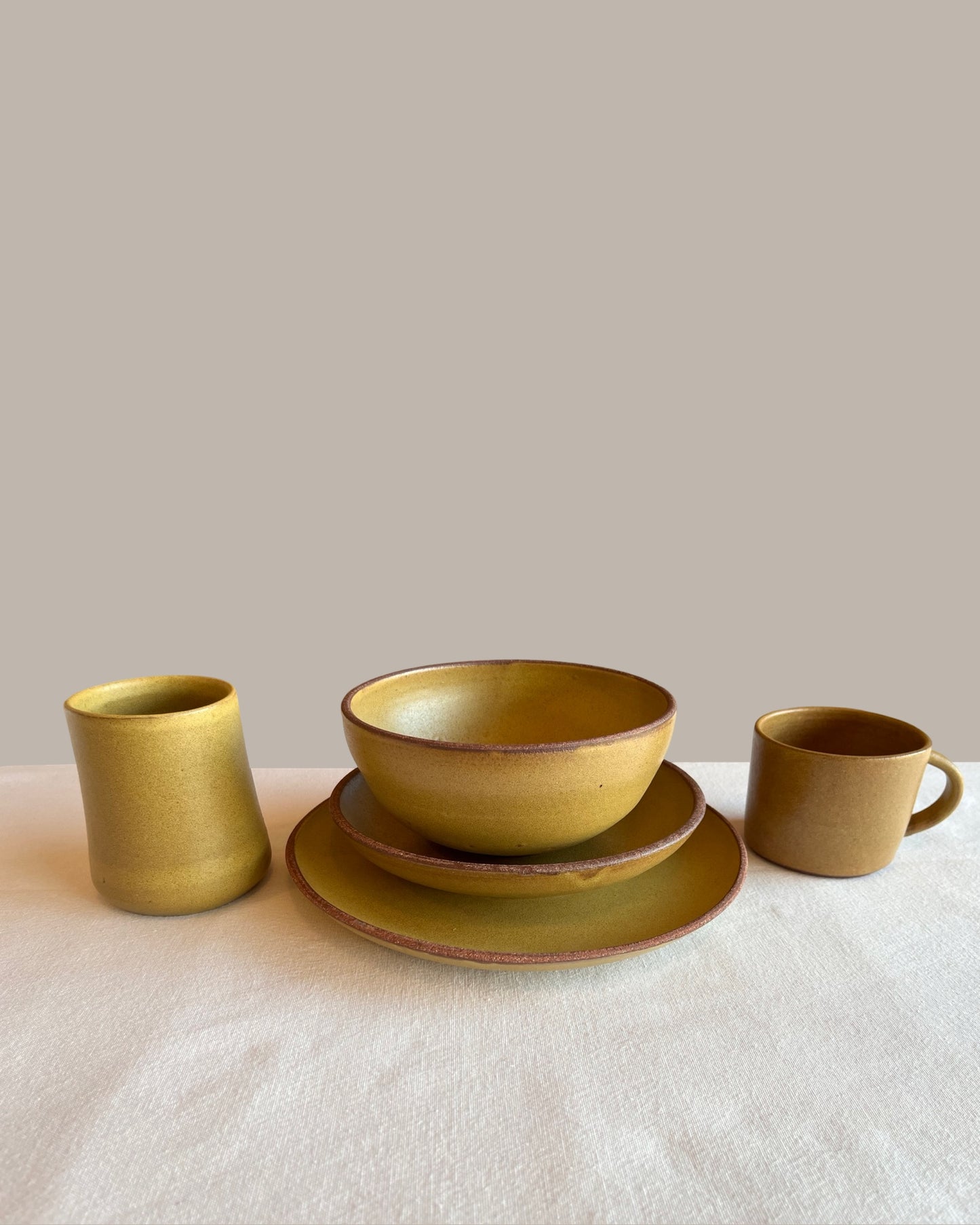 Ochre Dish Set