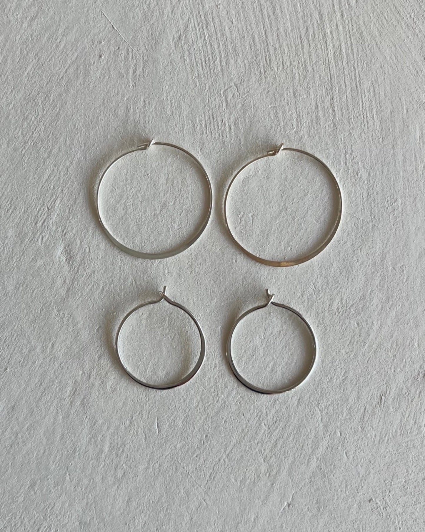 Infinity Hoops | Sterling Silver