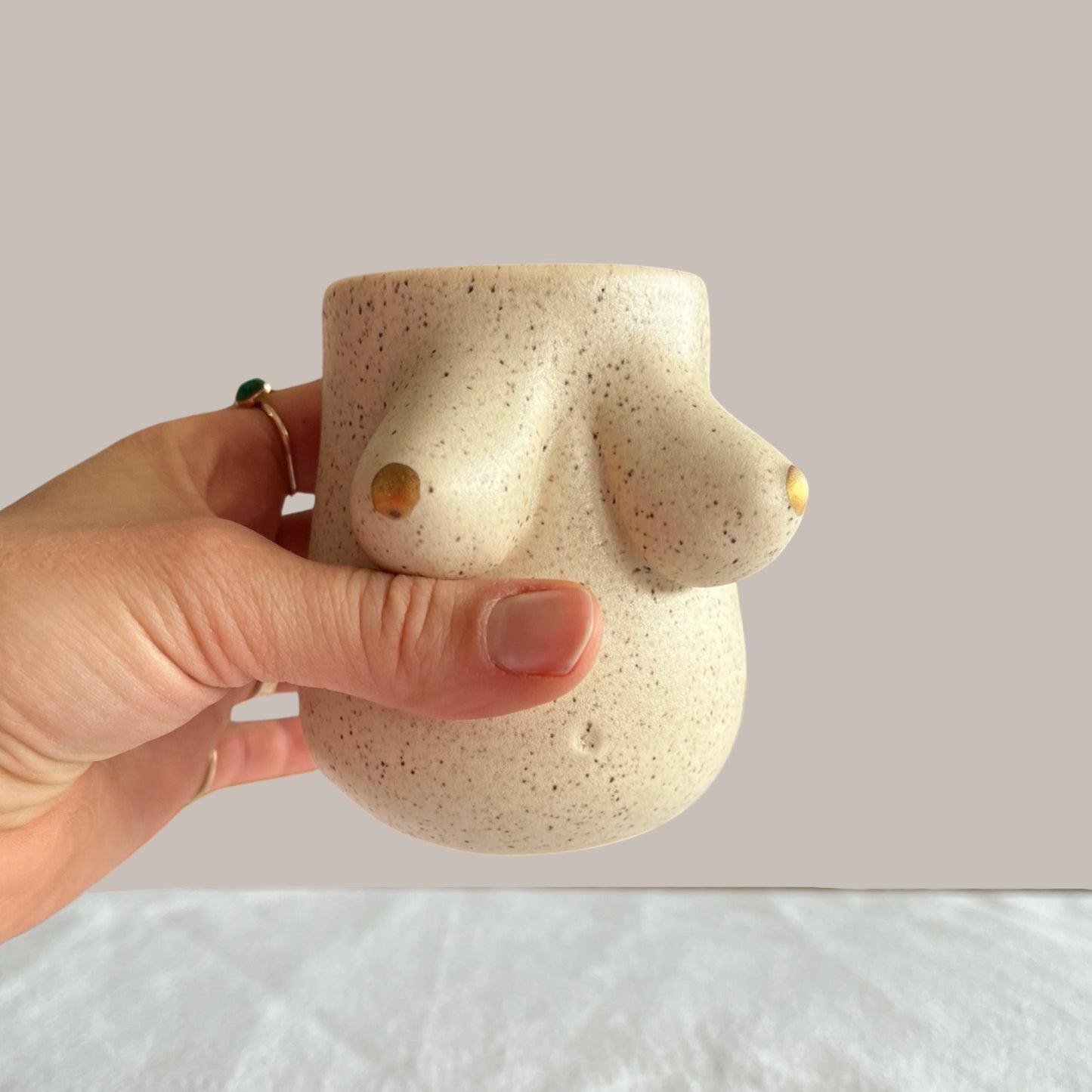 Gold Nips Tumbler l Freckles