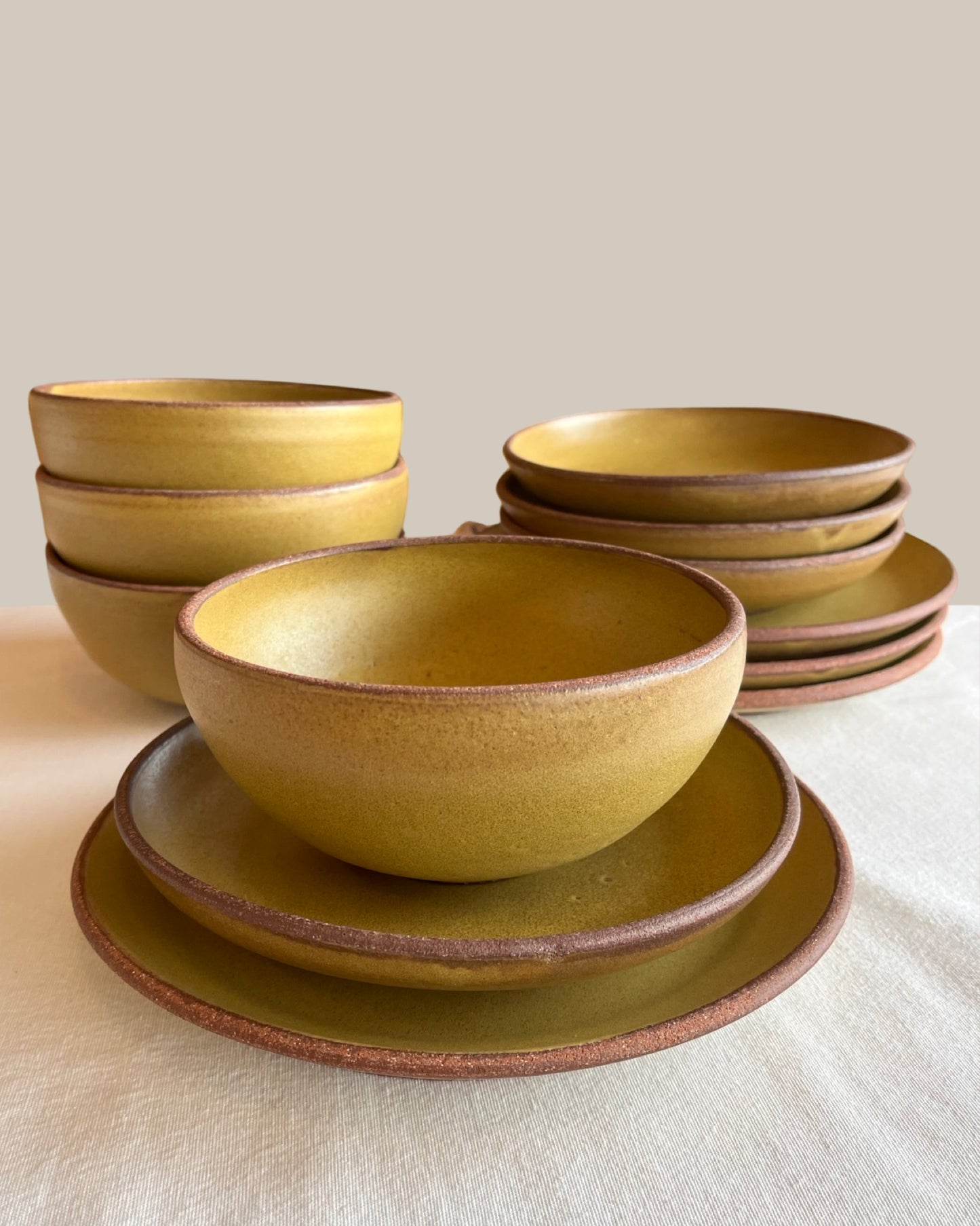 Ochre Dish Set