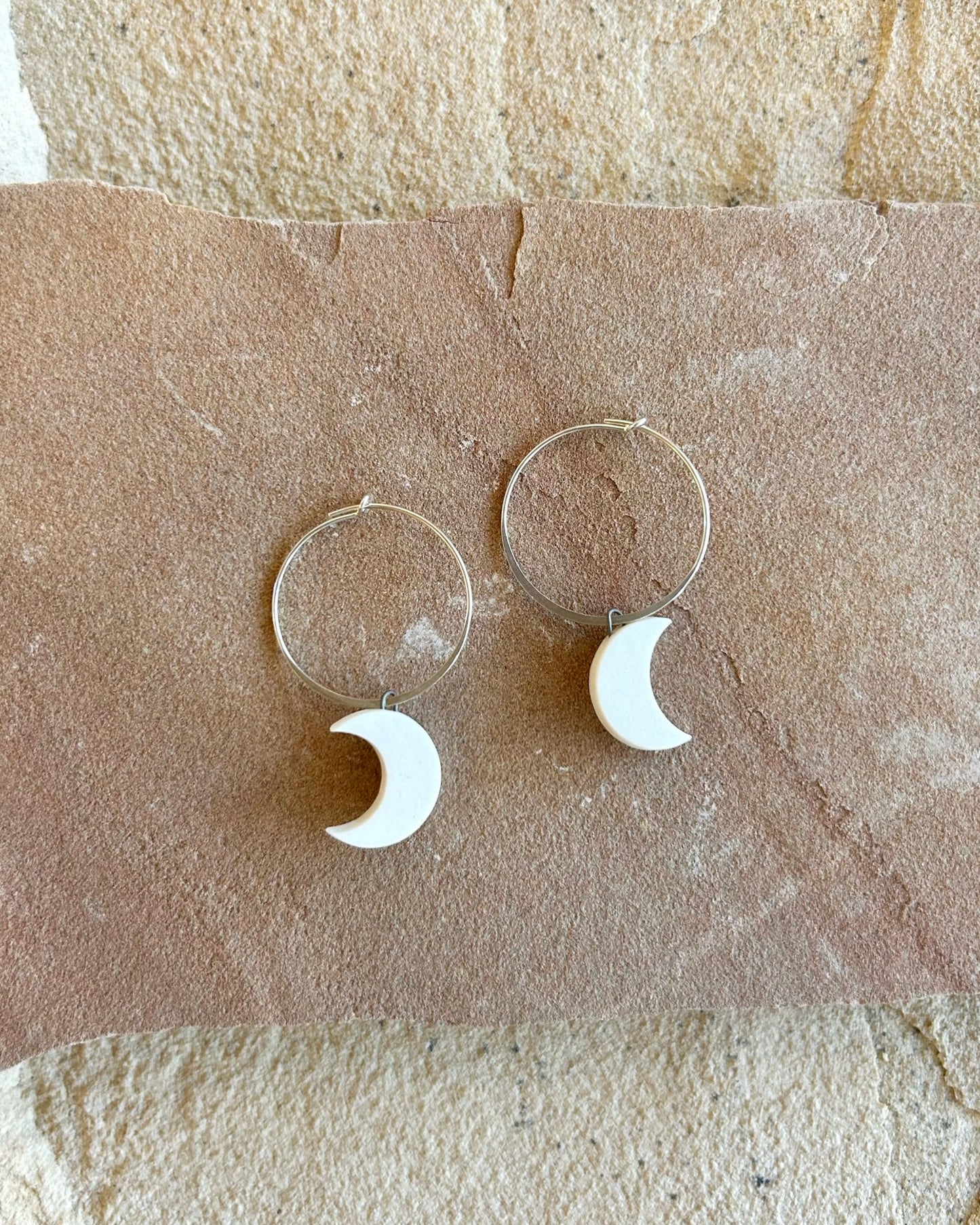 Hoops+Molly Moons | Porcelain