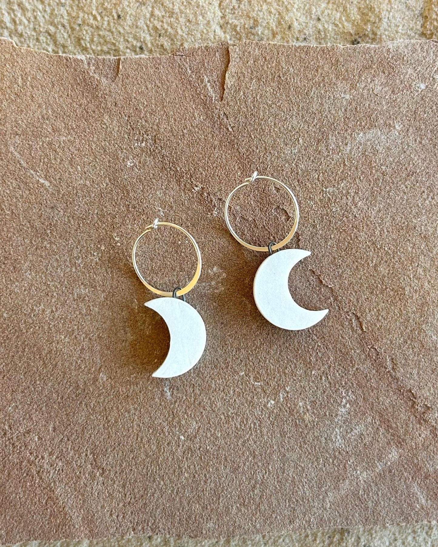 Hoops+Molly Moons | Porcelain