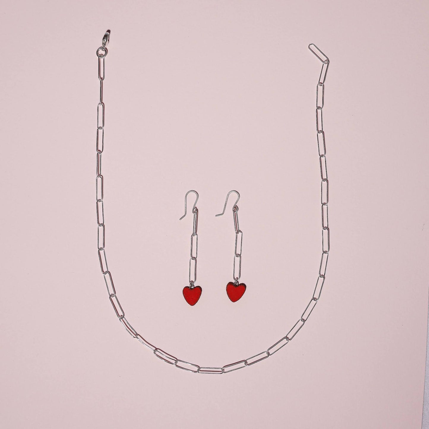 Heart on a Chain | Ruby Red