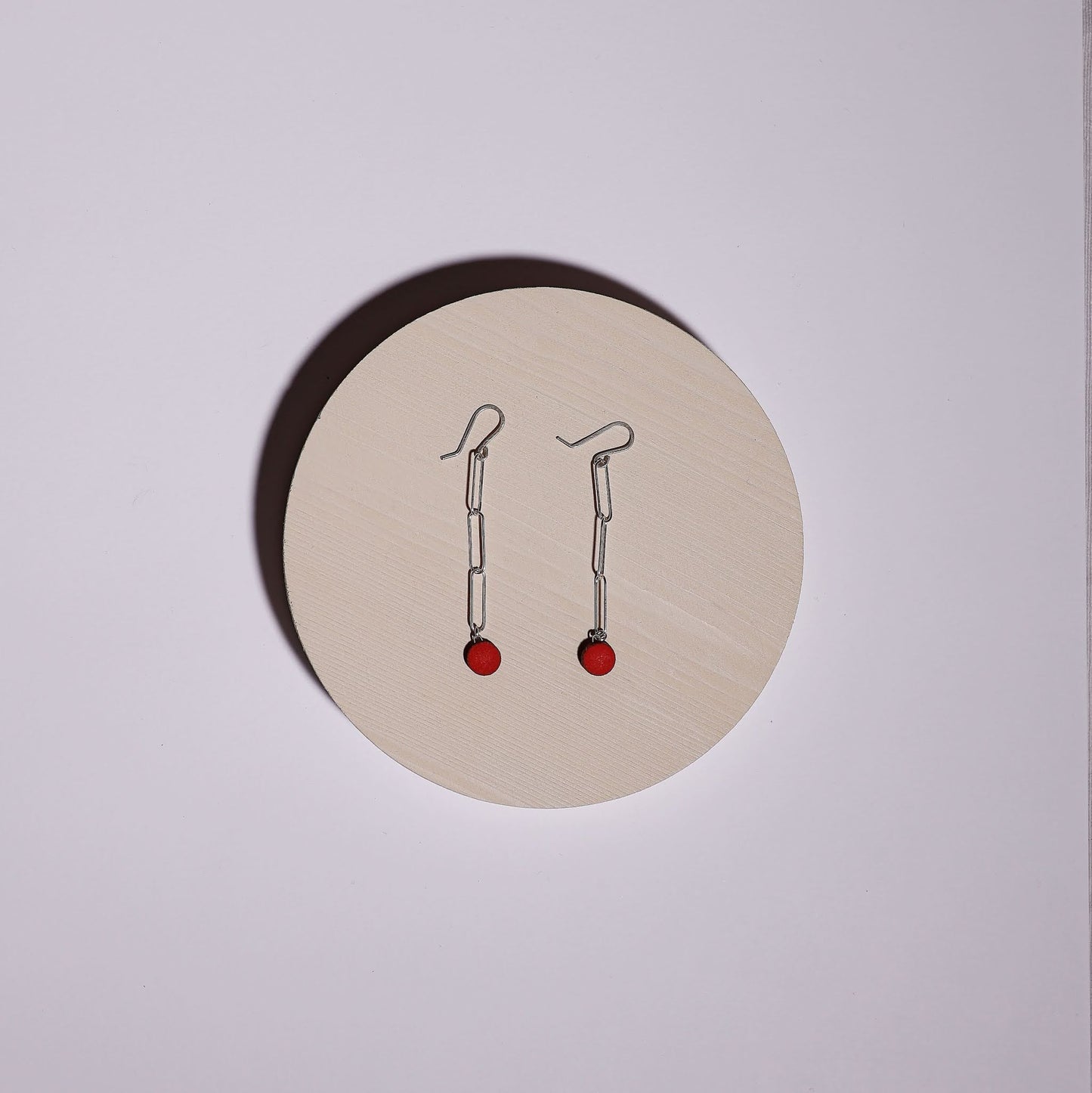 Paperclip Dangles | Red Stellas