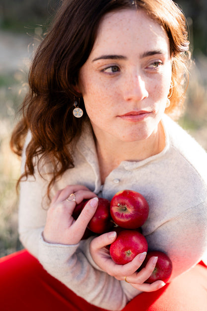 Hoops+Flowers | Bright Blue