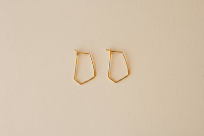 Posy Hoops | Painted Green