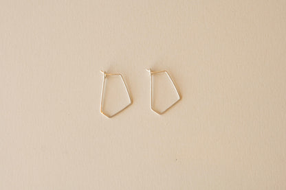 Posy Hoops | Painted Green