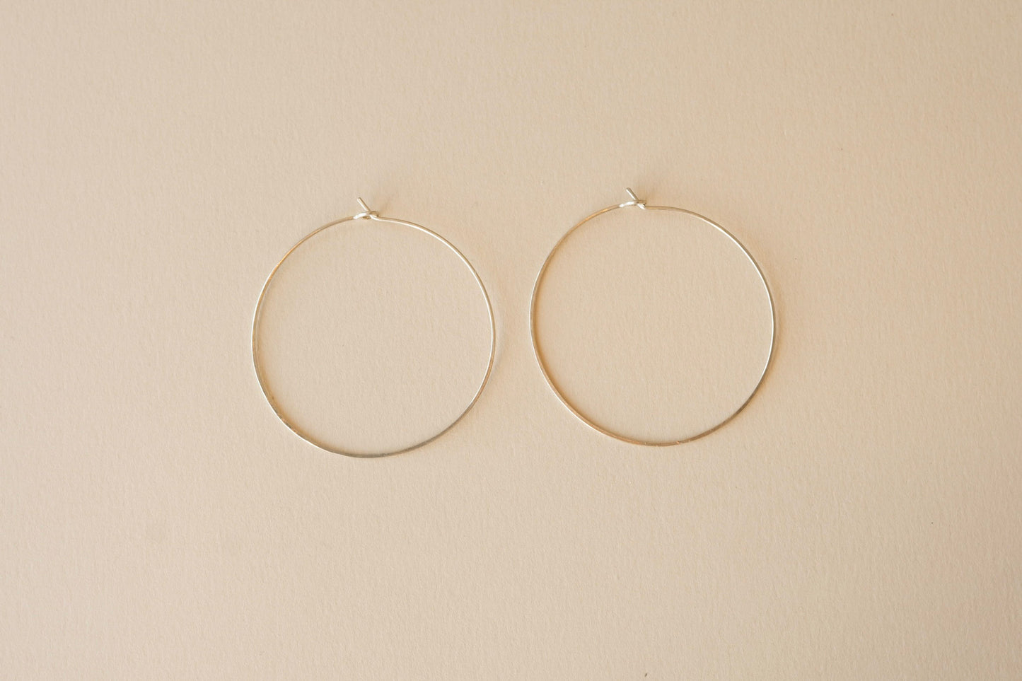 Silver Hoops