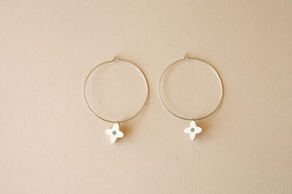 Posy Hoops | Green