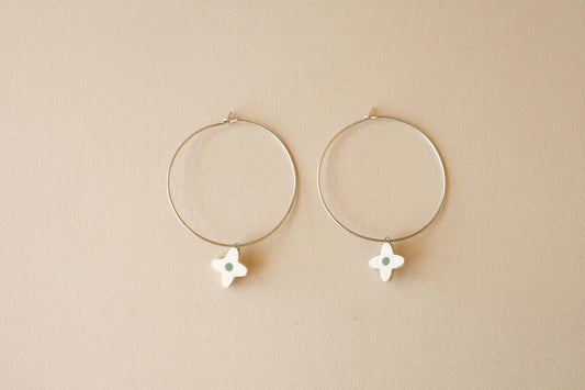 Posy Hoops | Green