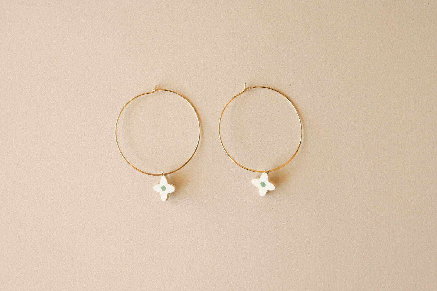 Posy Hoops | Green
