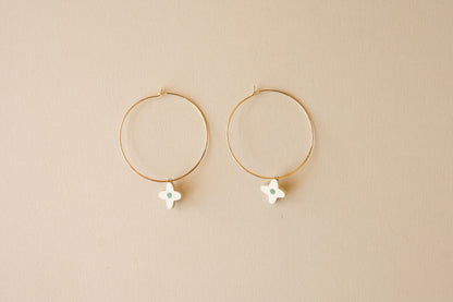Posy Hoops | Green