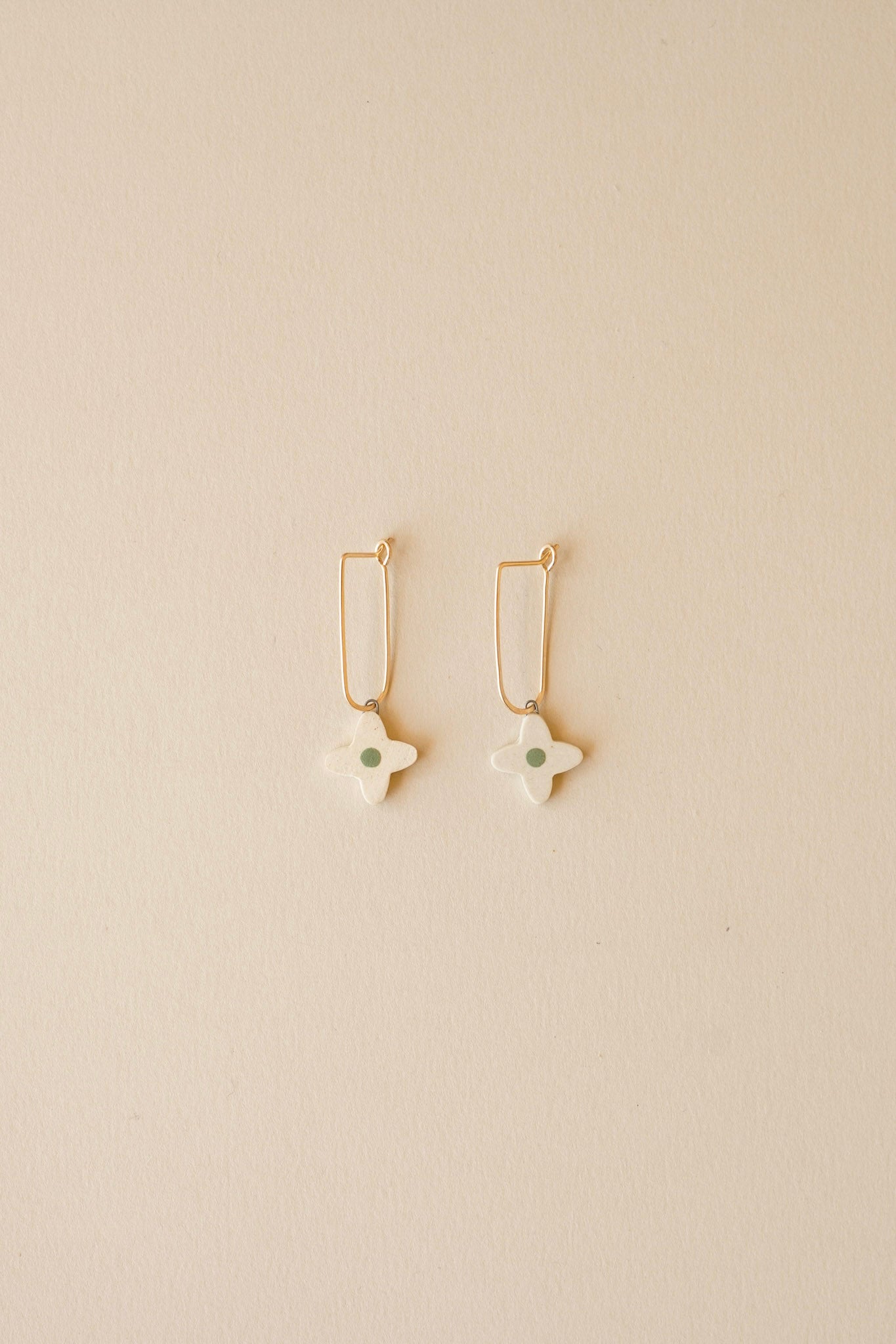 Posy Hoops | Green