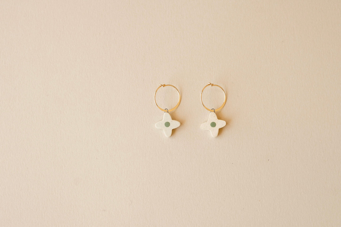 Posy Hoops | Green
