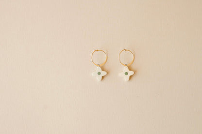 Posy Hoops | Green