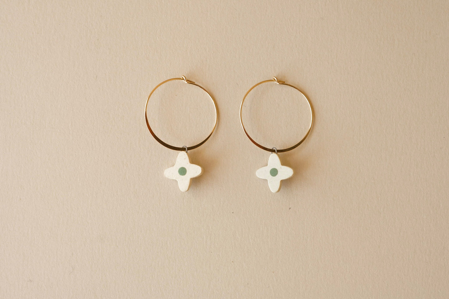 Posy Hoops | Green