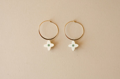 Posy Hoops | Green