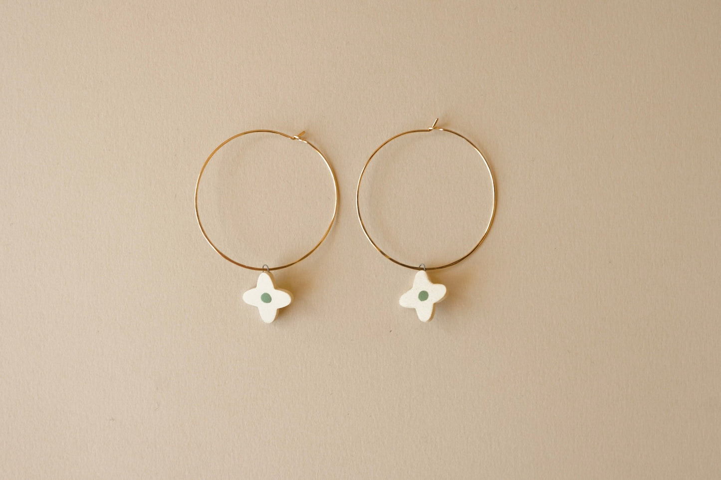 Posy Hoops | Green