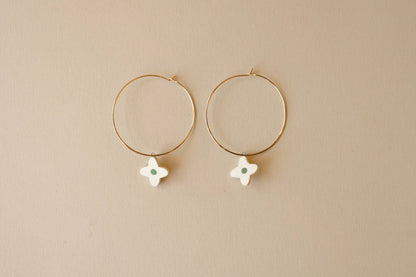 Posy Hoops | Green