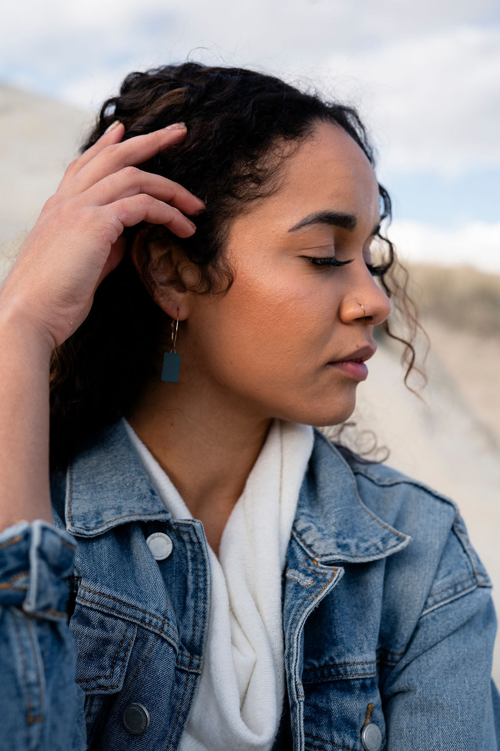 Hoops+Rectangles | Dark Leaf