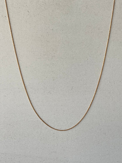 Gold + Silver Fine Chain Necklace for Pendants