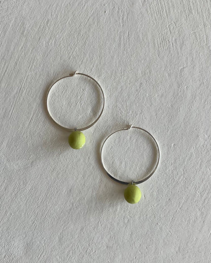 Hoops+Dotties | Chartreuse