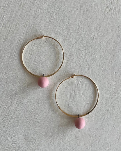 Hoops+Dotties | Blush