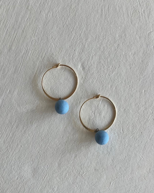 Hoops+Dotties | Baby Blue