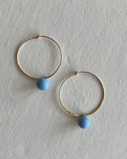 Hoops+Dotties | Baby Blue