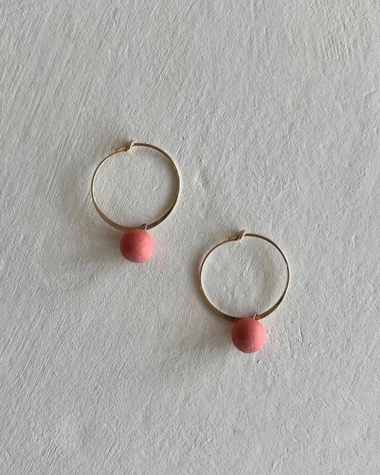 Hoops+Dotties | Cherry