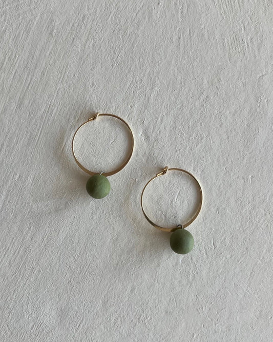 Hoops+Dotties | Moss