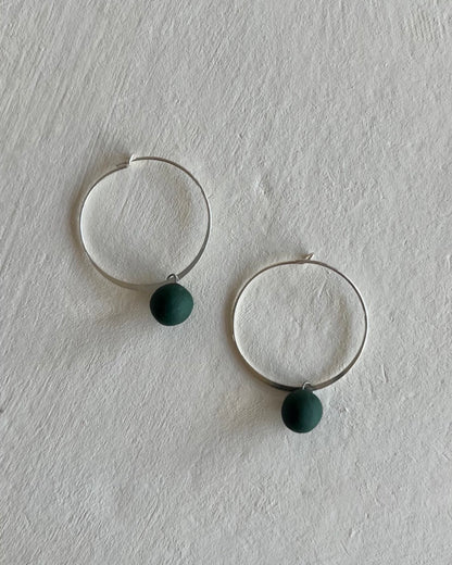 Hoops+Dotties | Dark Leaf