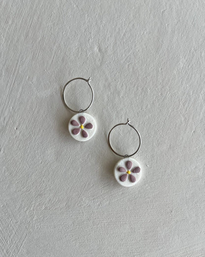 Hoops+Flowers | Lavender