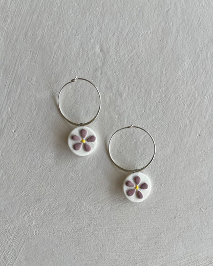 Hoops+Flowers | Lavender