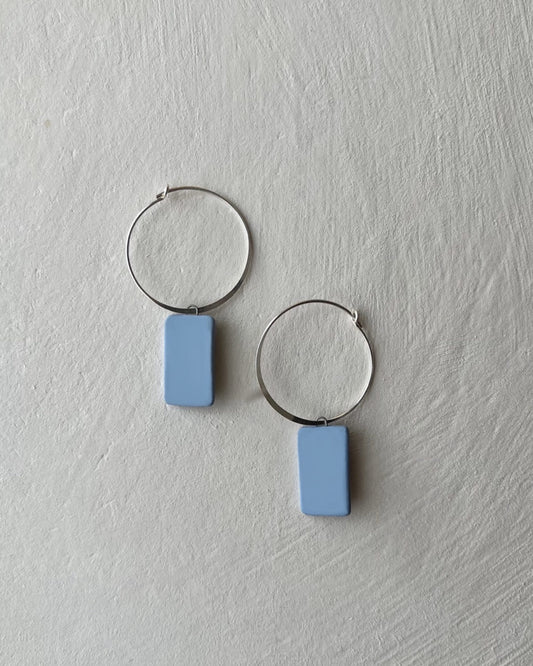 Hoops+Rectangles | Baby Blue