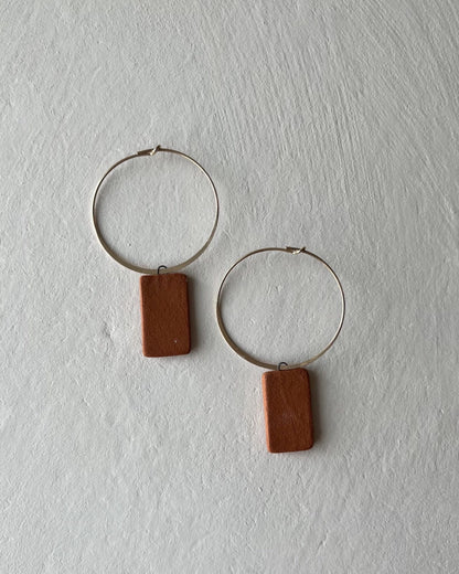 Hoops+Rectangles | Terra Cotta