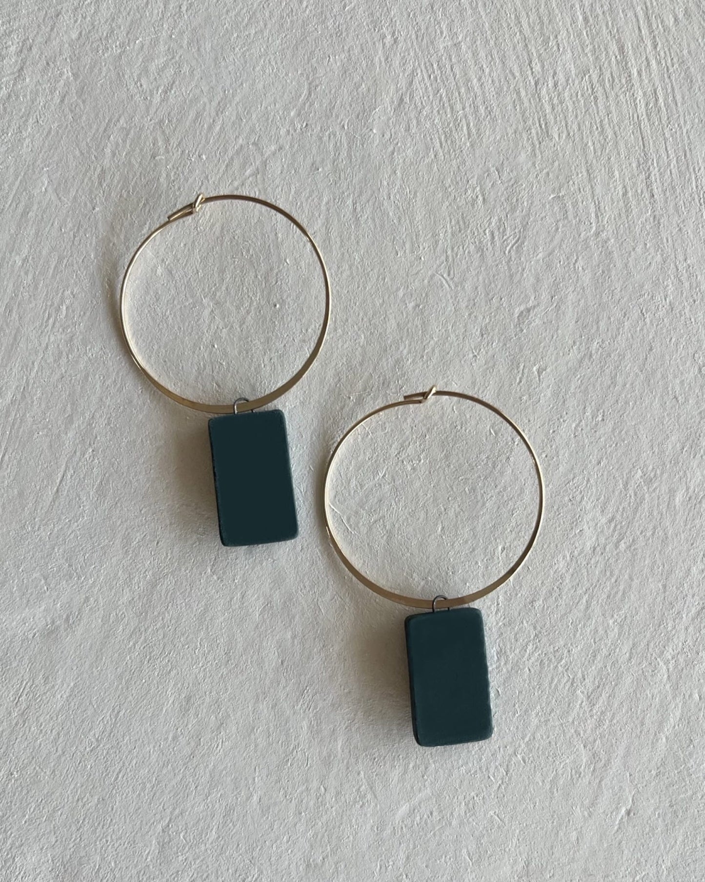 Hoops+Rectangles | Dark Leaf