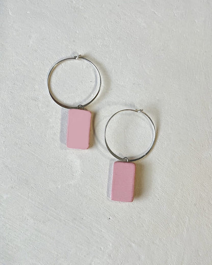 Hoops+Rectangles | Blush