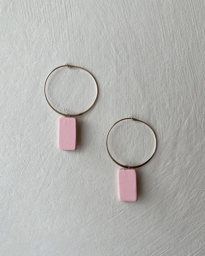 Hoops+Rectangles | Blush