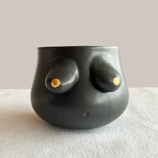 Gold Nips Mug | Black